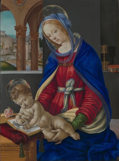 Madonna and Child. c. 1483-84 by Filippino Lippi