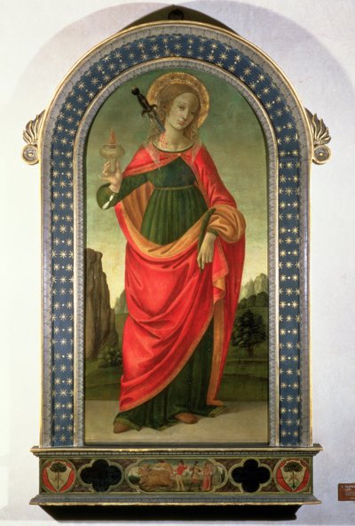 St. Lucy by Filippino Lippi