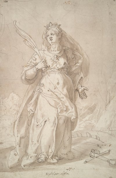 Saint Catherine of Alexandria by Filippo Bellini