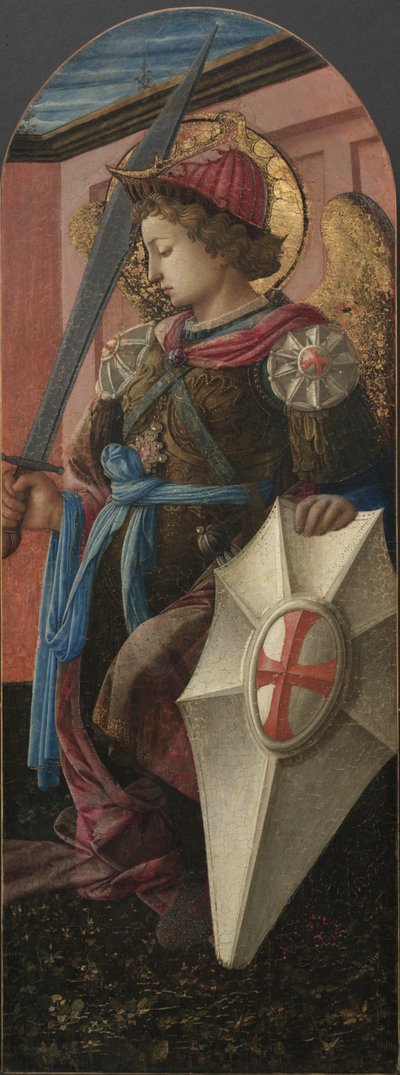 Panel from a Triptych: The Archangel Michael by Filippo Lippi