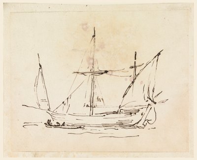 A Sailing Vessel by Filippo Marchionni
