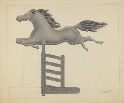 Horse Weather Vane by Filippo Porreca