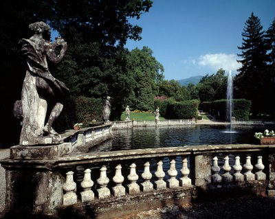 Fountain in the park by Filippo or Juvara Juvarra