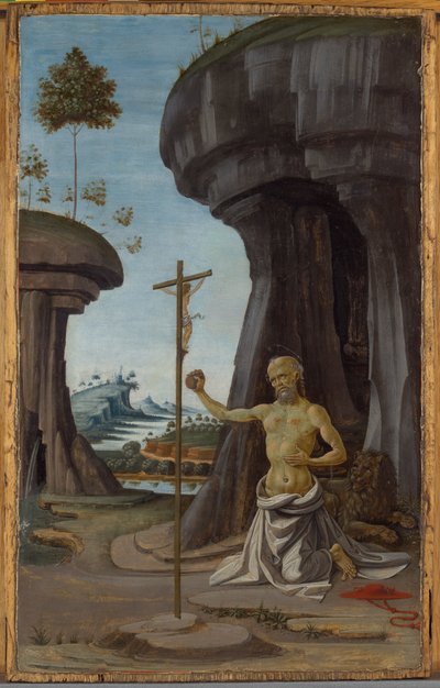 Penitent Saint Jerome by Fiorenzo di Lorenzo