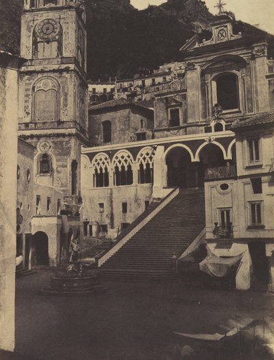 Amalfi, Cathedral, 1853 by Firmin Eugène Le Dien