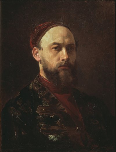 Self-Portrait by Firs Sergeevich Zhuravlev