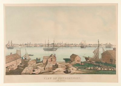 View of Newburyport (from Salisbury) by Fitz Henry Lane