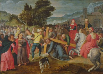 Carrying the Cross by Flemish School