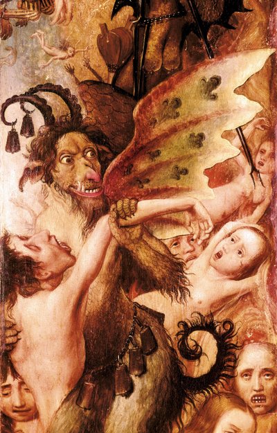 Devil, Scene of Hell by Flemish School