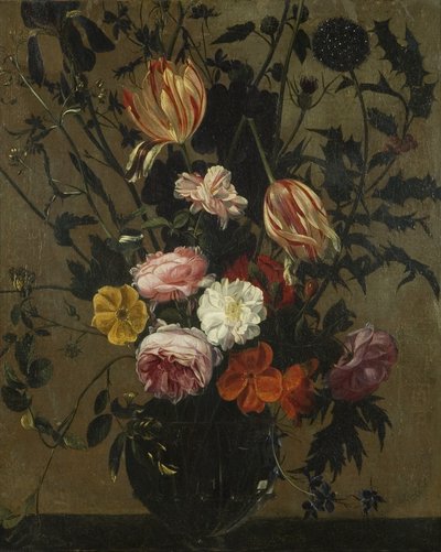 Flower Piece by Flemish School