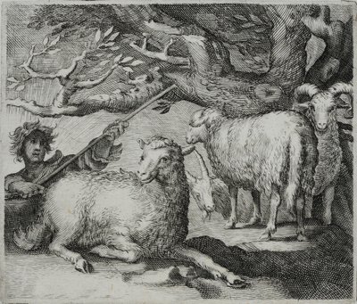 Old Master Engraving by Flemish School