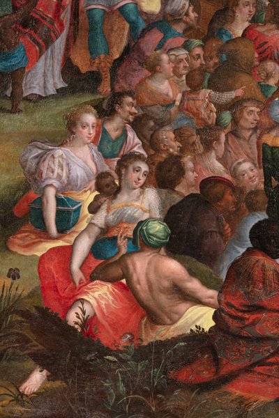 Preaching of John in the Desert by Flemish School