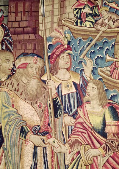 The Arrival of Vasco da Gama by Flemish School