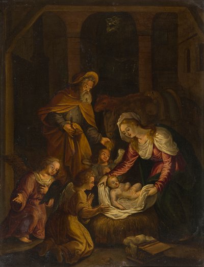The Nativity by Flemish School
