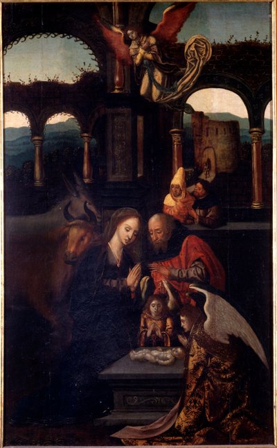 The Nativity by Flemish School