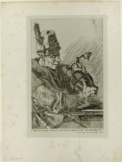 The Drinker by Félicien Rops