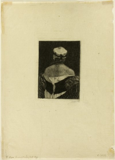 The Model by Félicien Rops