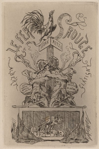 The Red Iron by Félicien Rops