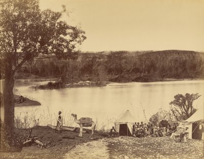 The Jordan River by Félix Bonfils