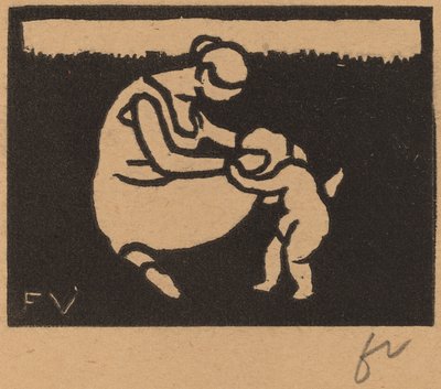Bather and Child, 1893 by Félix Vallotton