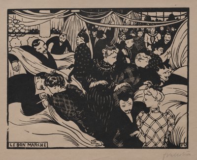 Bon Marché by Félix Vallotton