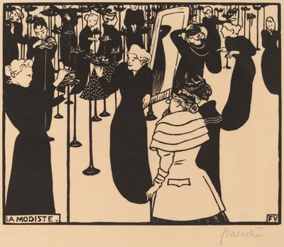 The Milliner by Félix Vallotton