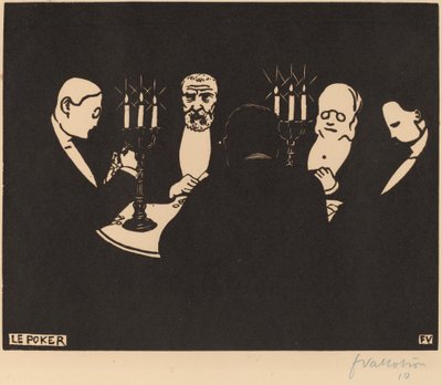 Poker by Félix Vallotton
