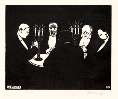 Poker by Félix Vallotton