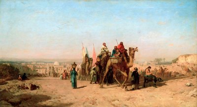 Caravan by Félix Ziem