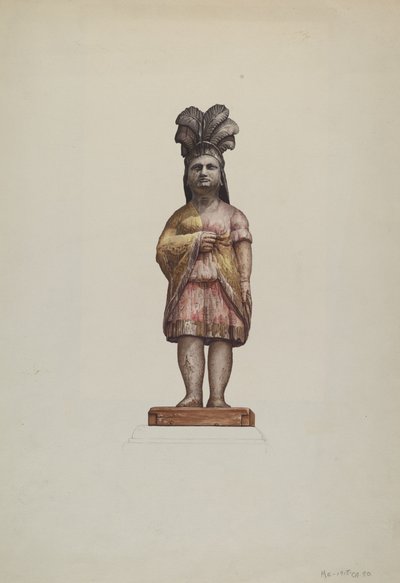 Cigar Store Indian by Flora Merchant