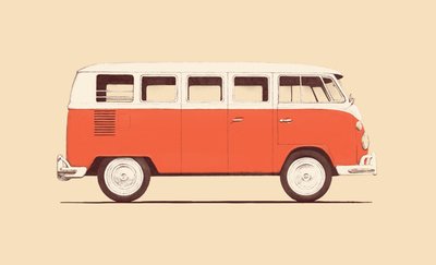 Red Van, 2023 by Florent Bodart