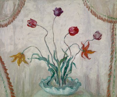 Bowl of Tulips by Florine Stettheimer