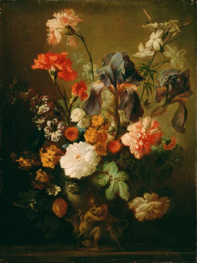 Vase of Flowers by Follower of Jan van Huysum