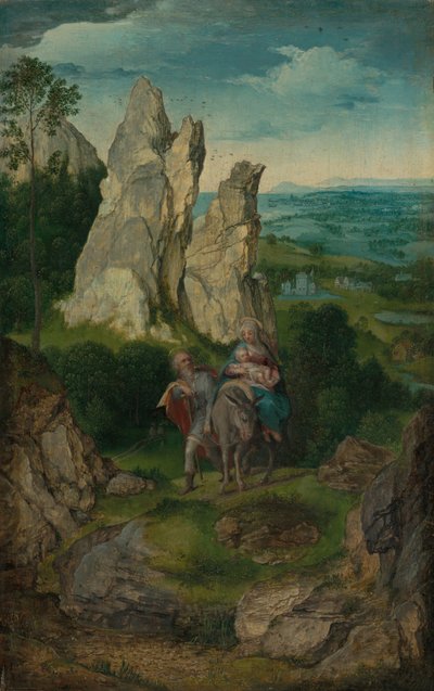 The Flight into Egypt by Follower of Joachim Patinir
