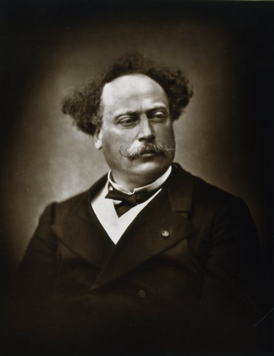 Alexandre Dumas the Younger, French writer, c1865-1895 by Fontaine