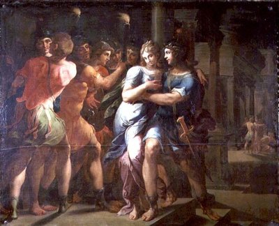 The Abduction of Chariclo by Fontainebleau School