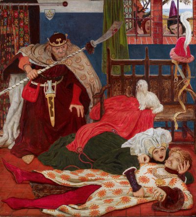Death of Sir Tristram, c. 1864 by Ford Madox Brown