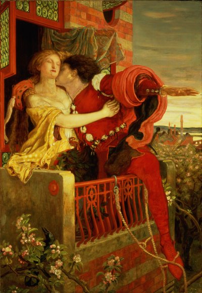 Romeo and Juliet by Ford Madox Brown