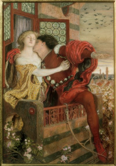 Romeo and Juliet by Ford Madox Brown