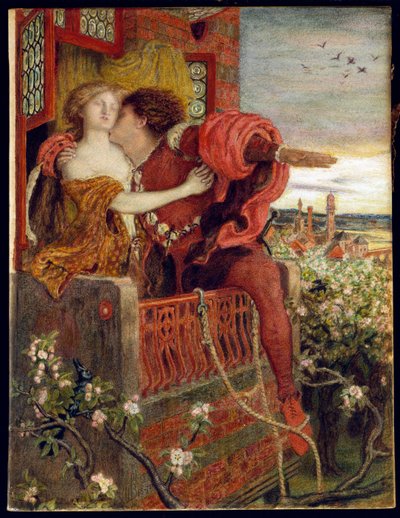 Romeo and Juliet by Ford Madox Brown