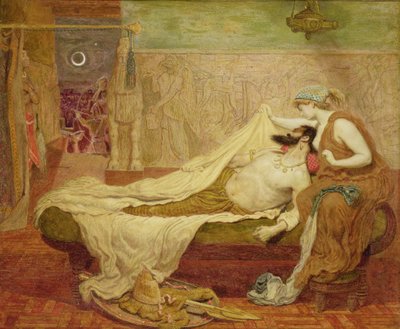 The Dream of Sardanapalus by Ford Madox Brown
