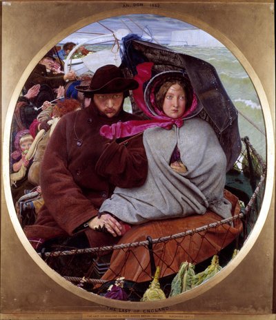 The Last Look at England by Ford Madox Brown