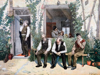At the Barber