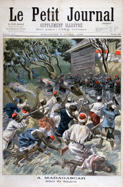 Defeat of the Sakalava, Madagascar by Fortuné Méaulle