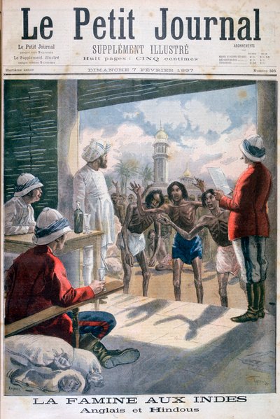 Famine in India by Fortuné Méaulle