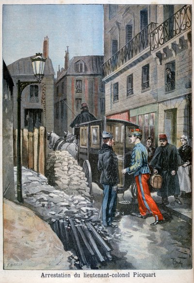 The Arrest of Lieutenant-Colonel Picquart by Fortuné Méaulle