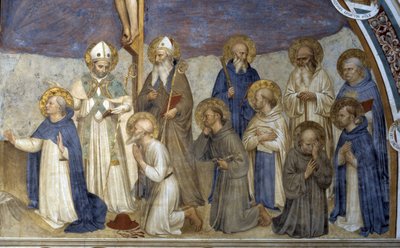 Crucifixion with Saints (detail) by Fra  Angelico