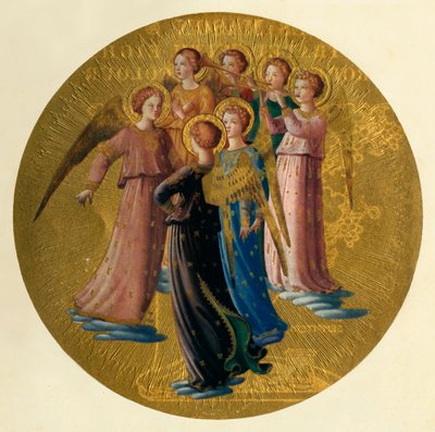 A Group of Angels by Fra Angelico