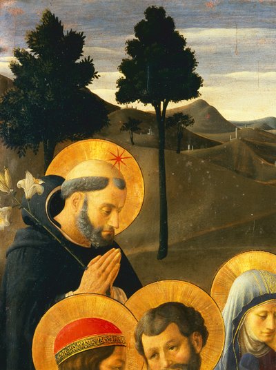 The Crucifixion (detail) by Fra Angelico