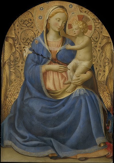 Madonna of Humility. Around 1440 by Fra Angelico